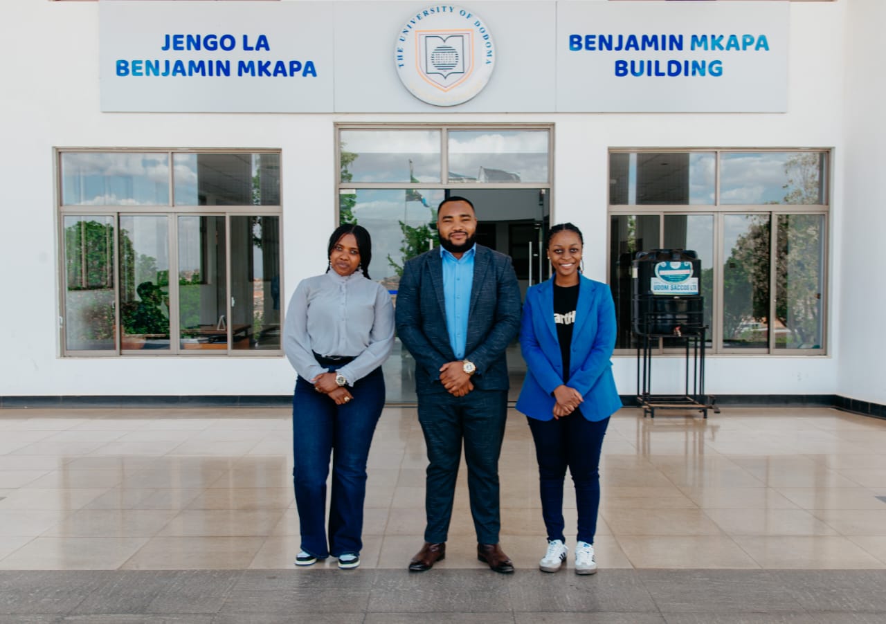 Young African entrepreneurs collaborating